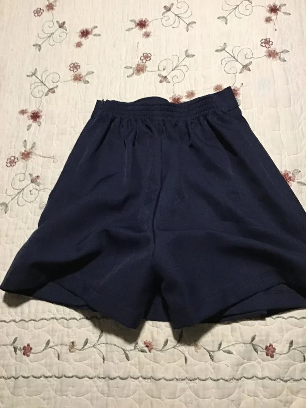 Navy French Toast Front-Pleated Skirt / Scooter--Size 10; Great Shape